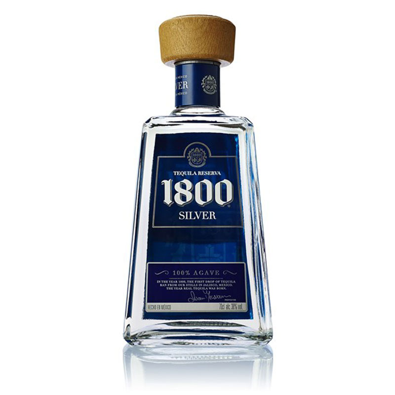 1800 TEQUILA SILVER 38% 70CL