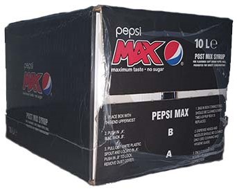 EMPIRE PEPSI MAX BAG IN BOX 10LTR