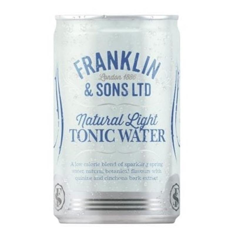 FRANKLINS LIGHT TONIC CAN 24 x 150ML
