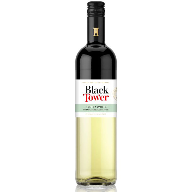 BLACK TOWER FRUITY WHITE 9.5% 75CL