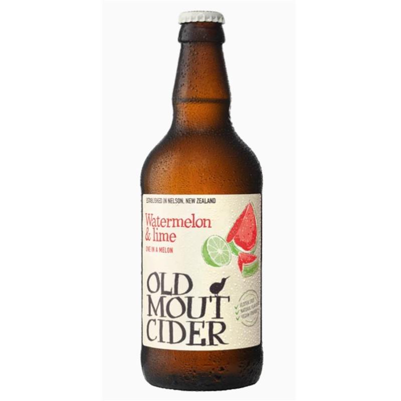 OLD MOUT CIDER WATERMELON & LIME 4% 12 x 500ML BOTTLE