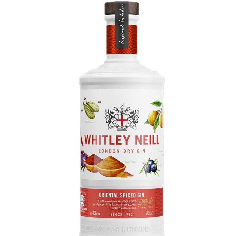 WHITLEY NEILL ORIENTAL SPICED GIN 43% 70CL