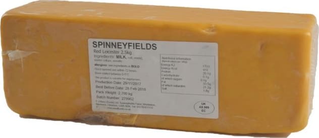 RED LEICESTER CHEESE 2.5KG