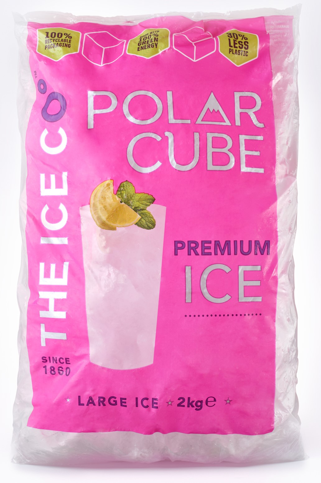ICE CUBES-BLUE KELD (POLAR CUBES) 6 x 2KG