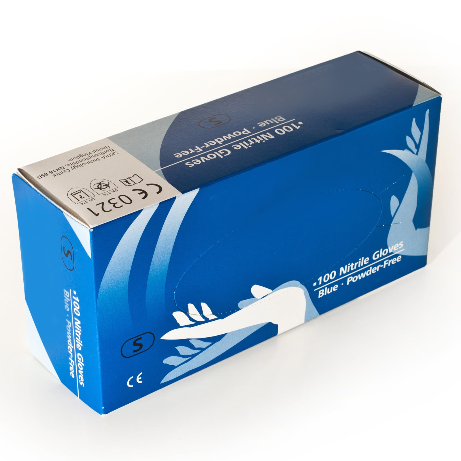 DISPOSABLE GLOVES BLUE SMALL NITRILE 100PK