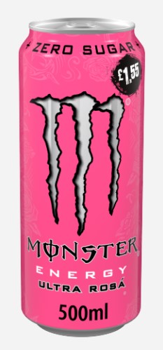 MONSTER ROSA 12 X 500ML *PINK* PMP £1.55
