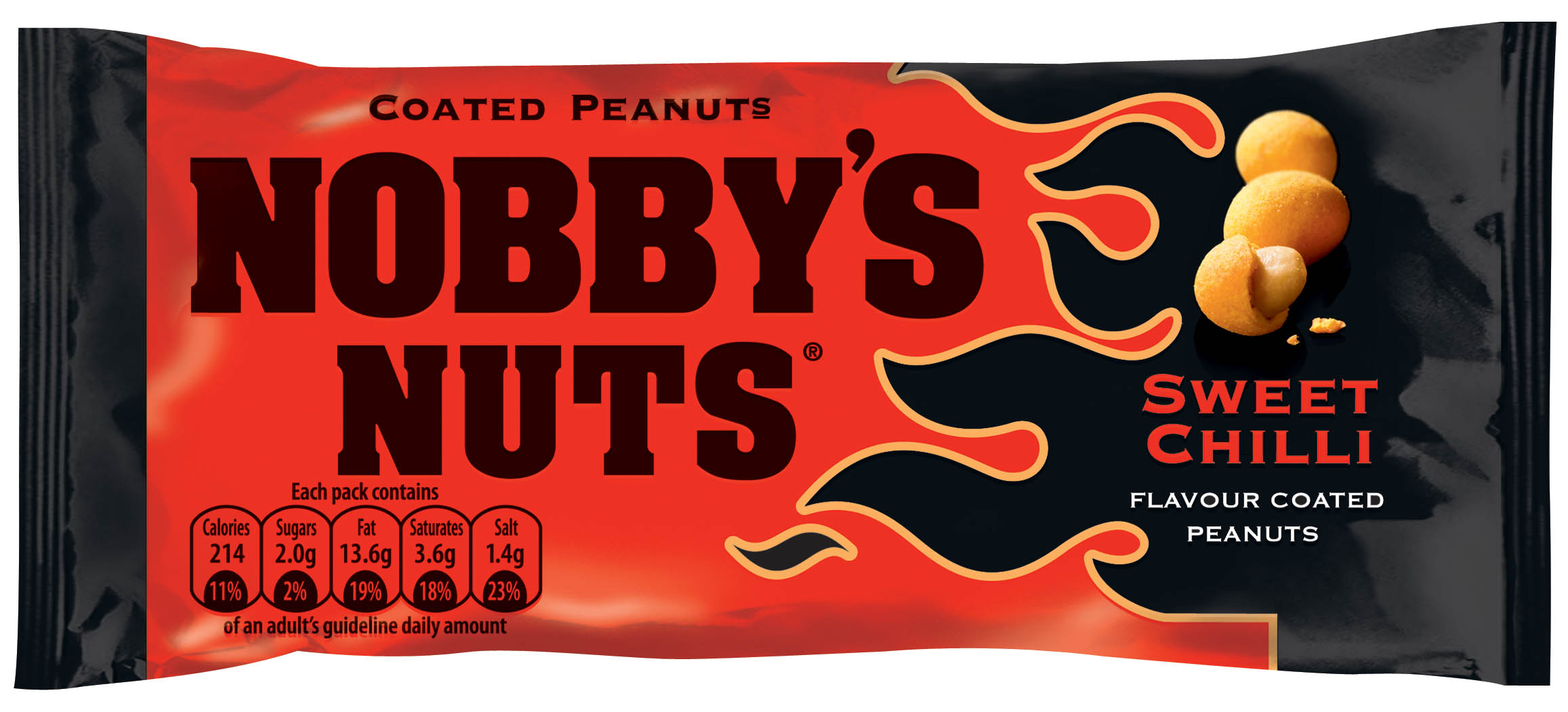 NOBBY'S SWEET CHILLI NUTS 20 X 40G