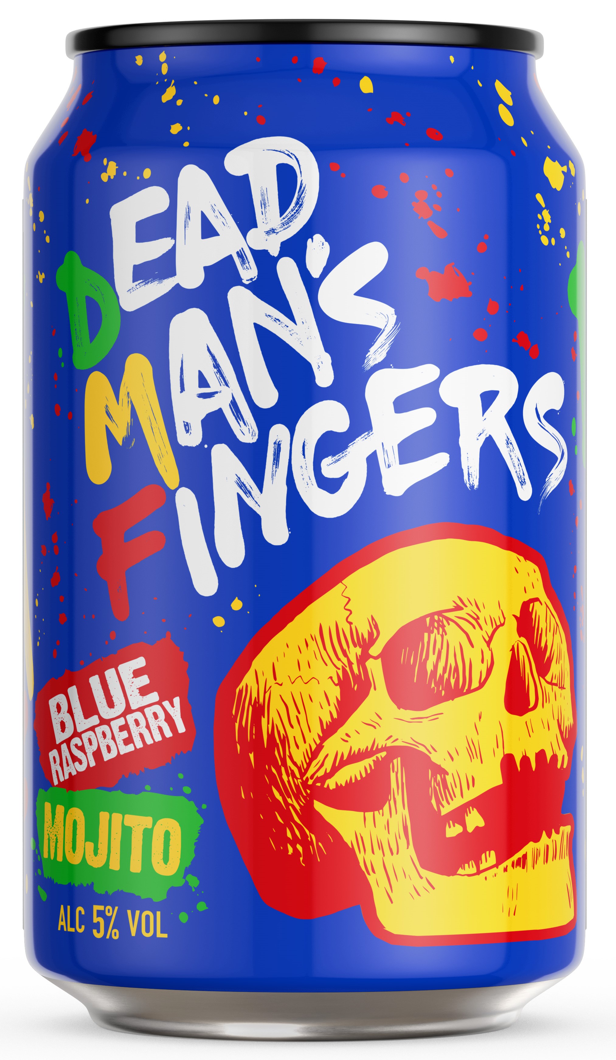 DEAD MAN FINGER BLUE RASPBERRY MOJITO CANS 5% 12 x 330ML