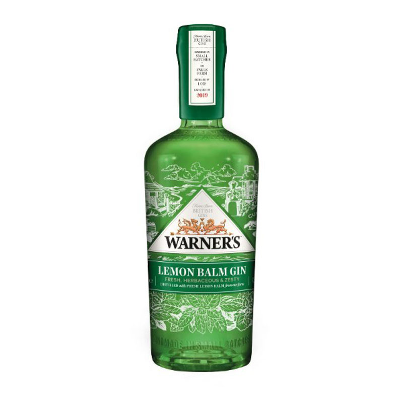 WARNER'S LEMON BALM GIN 43% 70CL