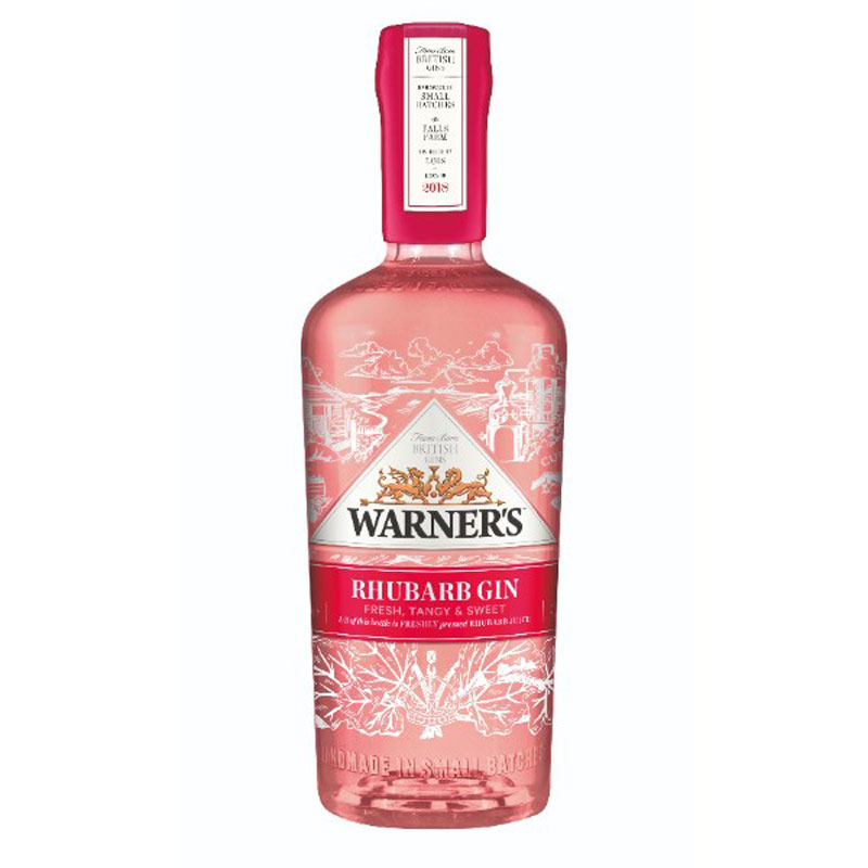 WARNER'S RHUBARB GIN 40% 70CL