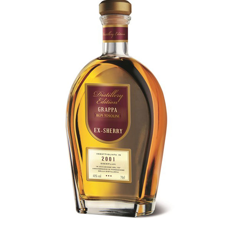 GRAPPA TOSOLINI SHERRY CASK 40% 70CL