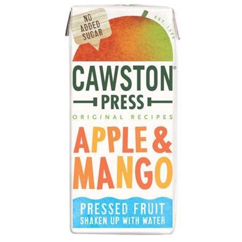 CAWSTON PRESS APPLE & MANGO CARTONS 18 x 200ML