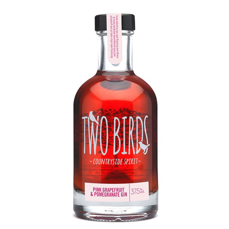 TWO BIRDS PINK GRAPEFRUIT & POMEGRANATE 37.5% 70CL