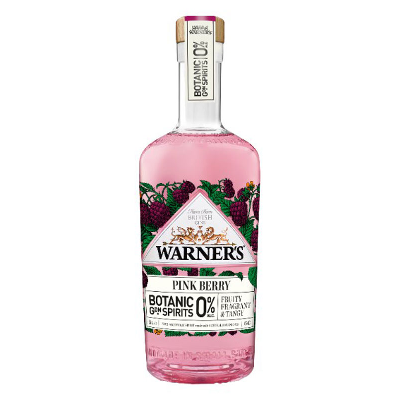 WARNER'S PINK BERRY FRUITS GIN 0% 50CL