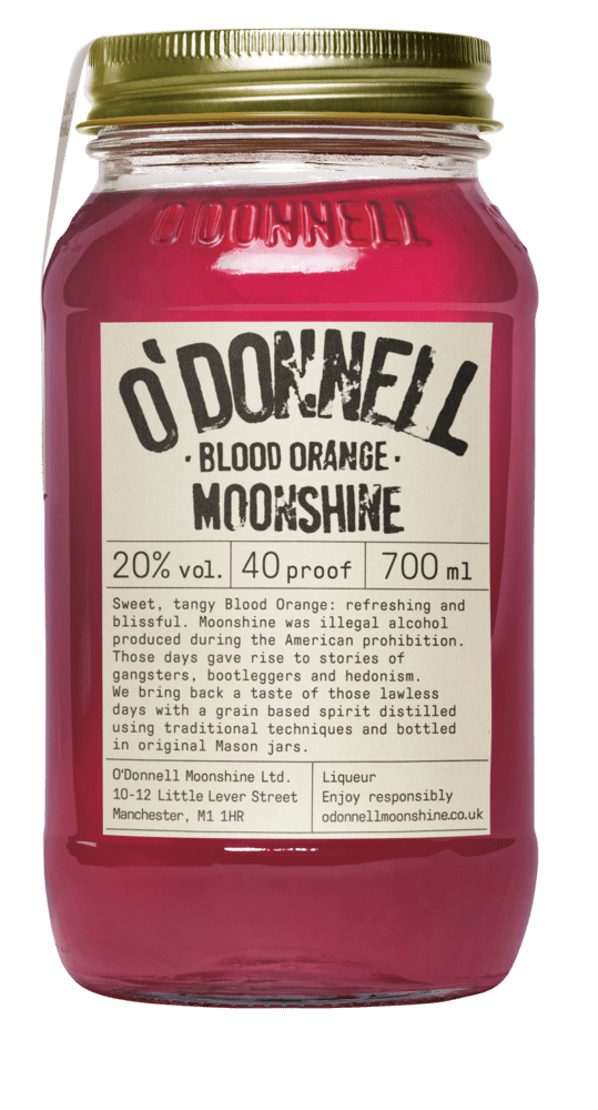 BLOOD ORANGE O'DONNELS MOONSHINE LIQUEUR 70CL 20%