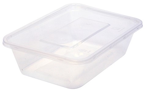 FOOD CONTAINER & LID C650 HEAVY DUTY MICROWAVABLE x 250