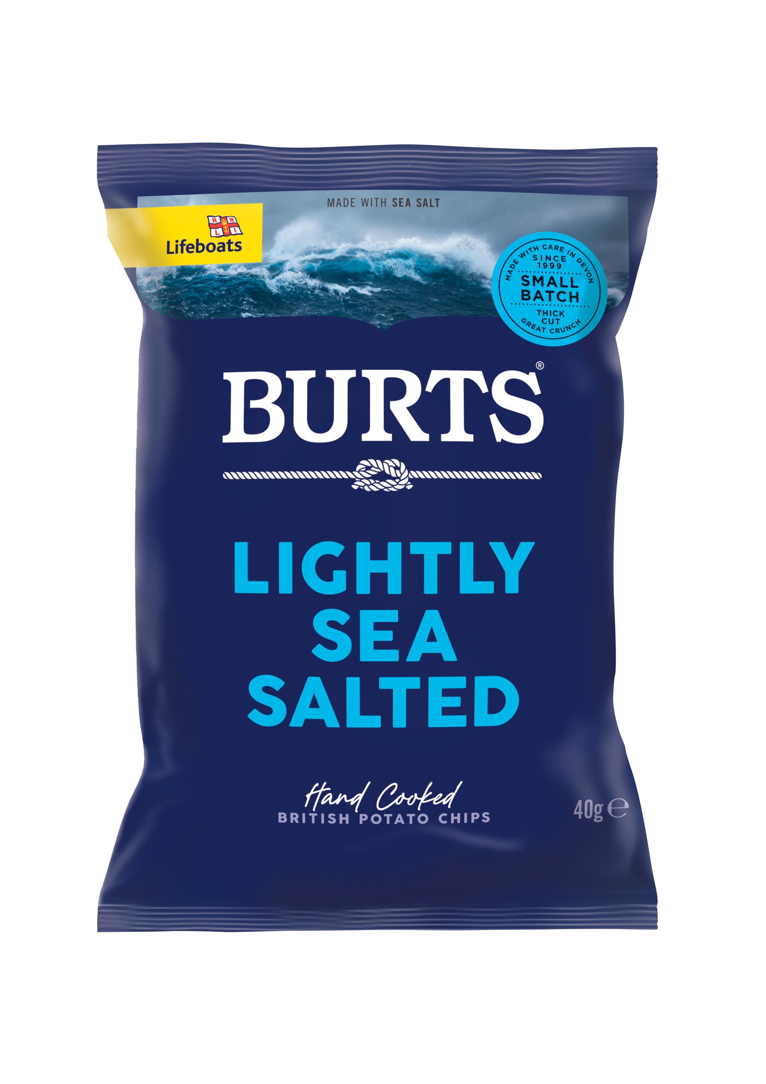 BURT'S SEA SALT CRISPS 20 x 40G