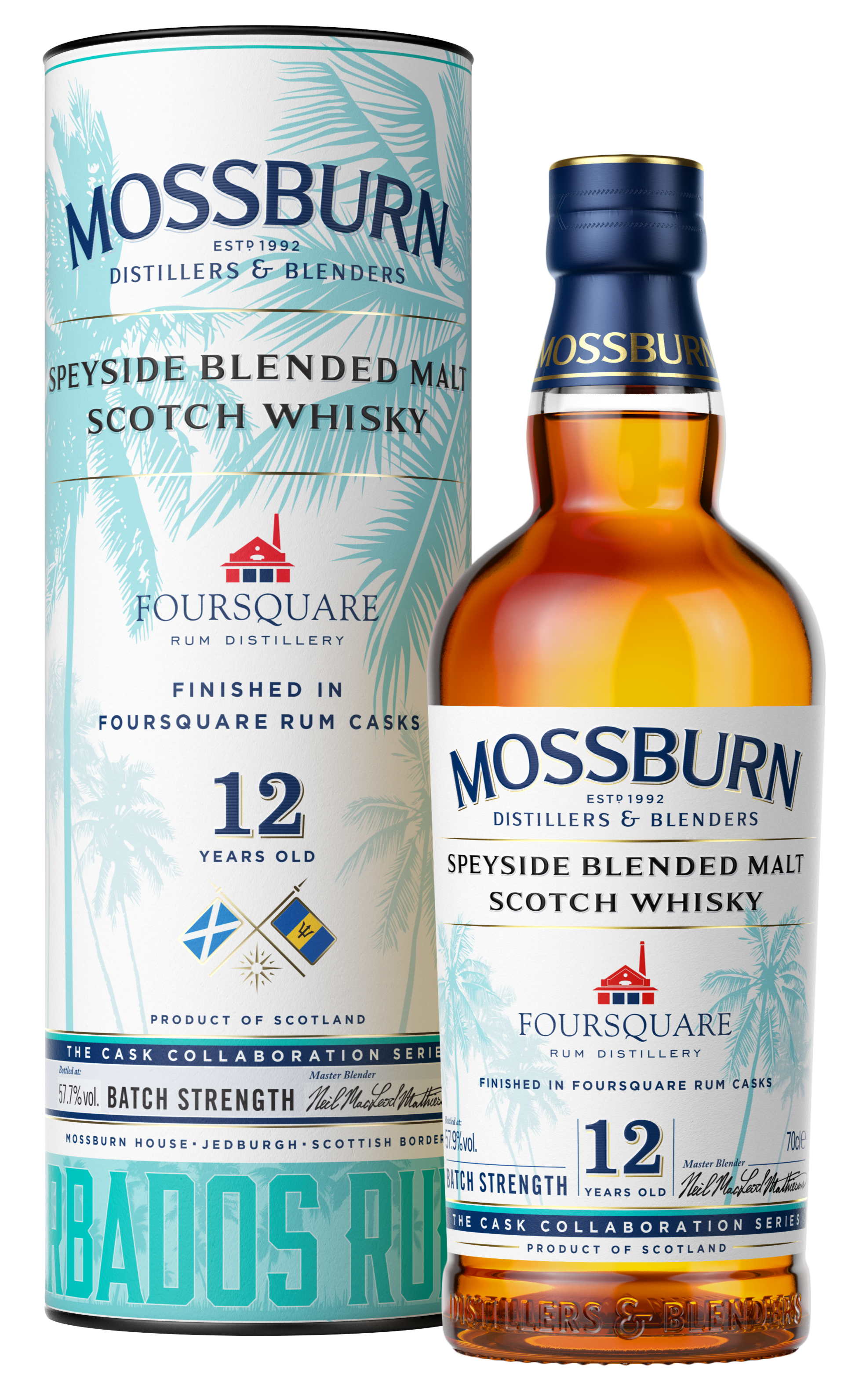 MOSSBURN x FOURSQUARE 12YR SPEYSIDE WHISKY 57.7% 70CL