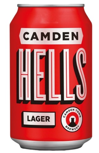 CAMDEN HELLS LAGER 4.6% 24 x 330ML CANS