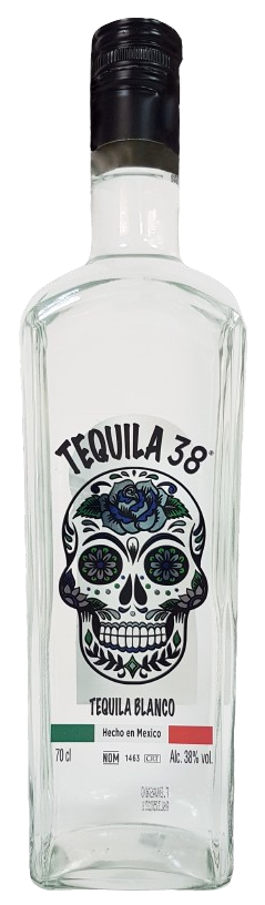 TEQUILA 38 BLANCO TEQUILA 38% 70CL