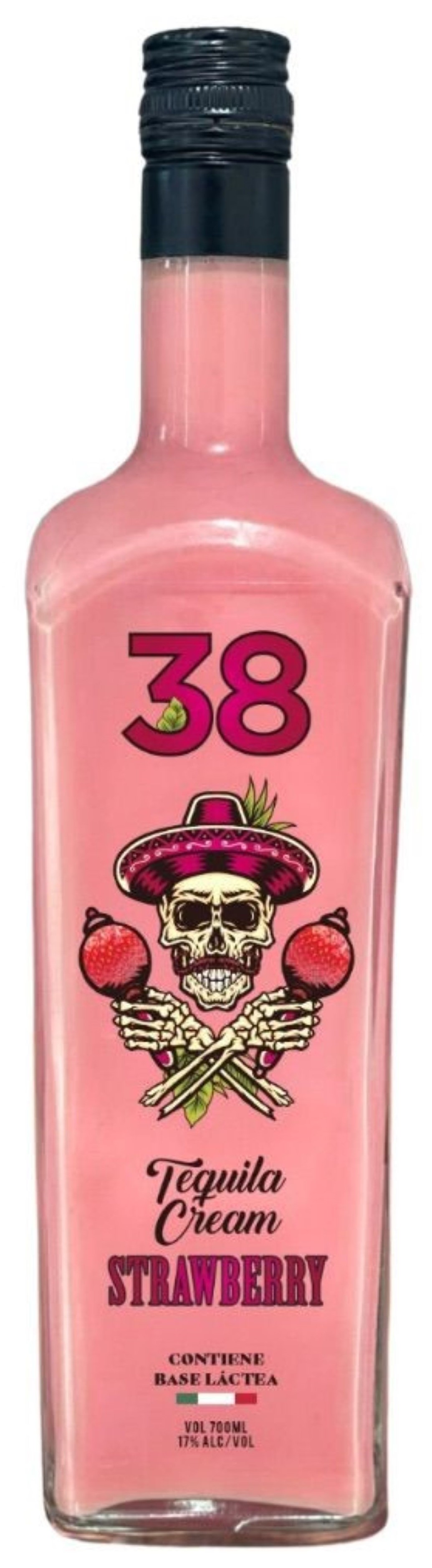 TEQUILA 38 STRAWBERRY 17% 70CL TEQUILA LIQUEUR