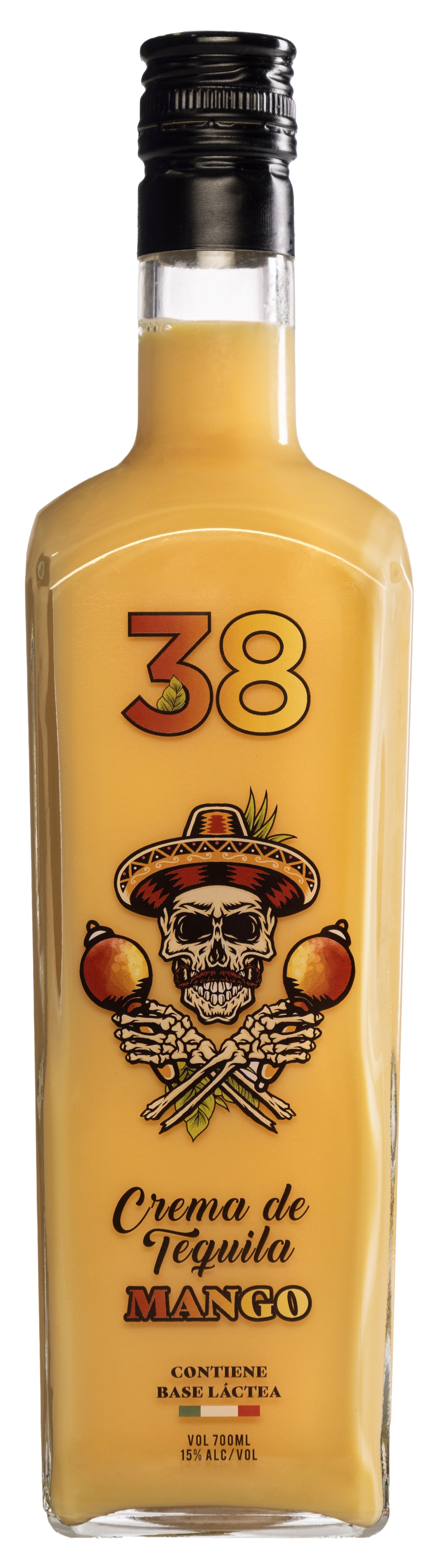 TEQUILA 38 MANGO 15% 70CL TEQUILA LIQUEUR