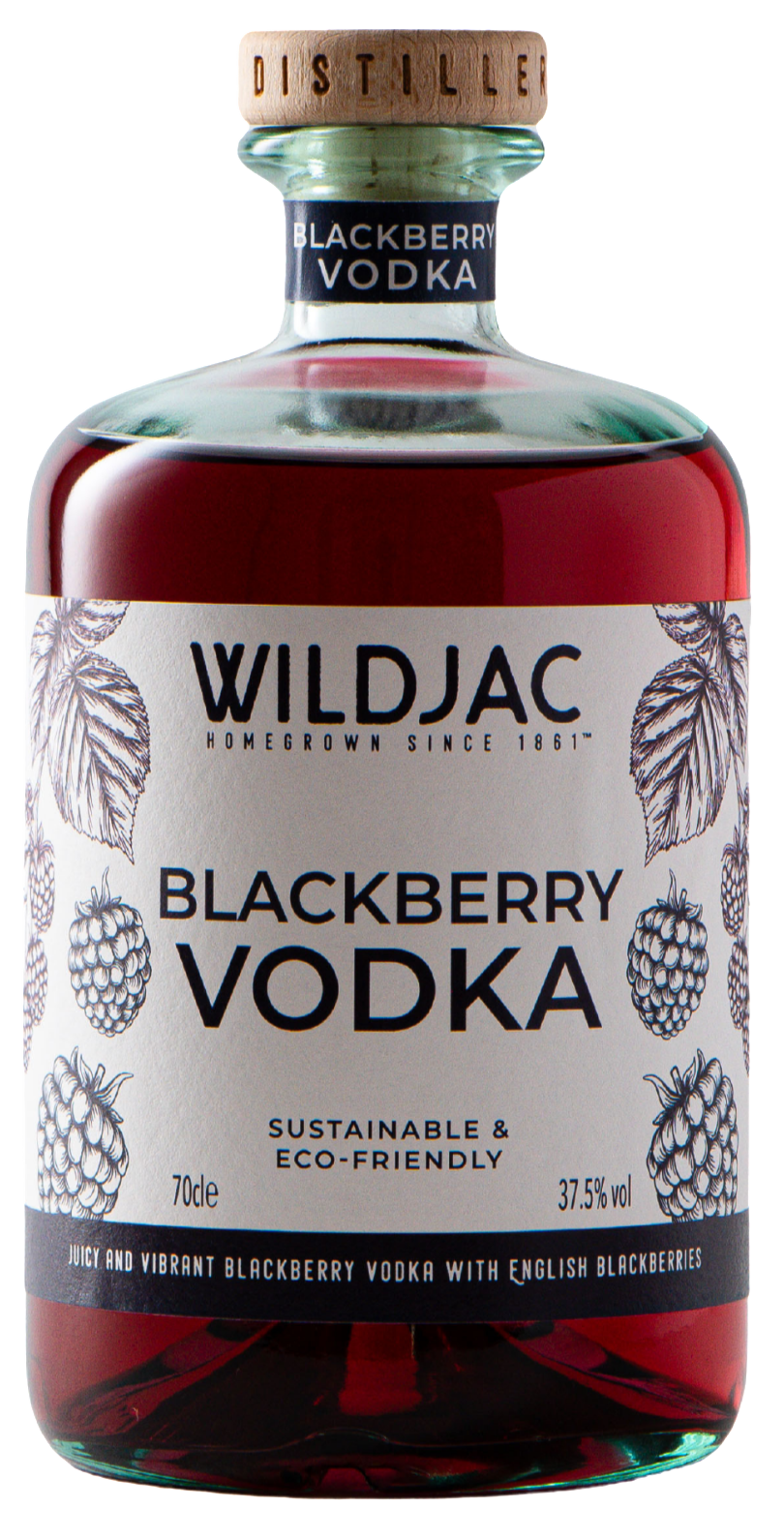 WILDJAC BLACKBERRY VODKA 37.5% 70CL