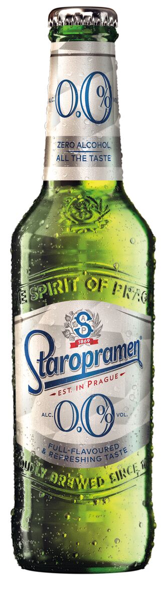 ZERO STAROPRAMEN LAGER 0% 24x330ML BOTTLES