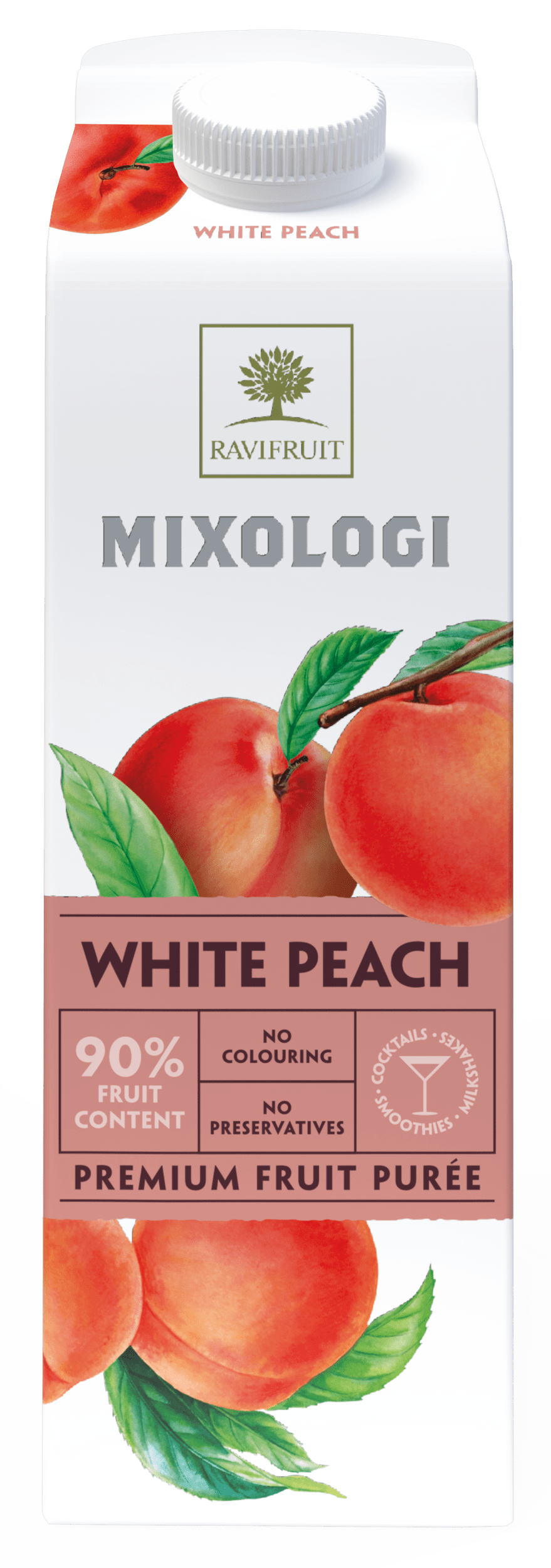 MIXOLOGI WHITE PEACH PUREE 1KG