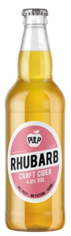 PULP RHUBARB CIDER 4% BOTTLES