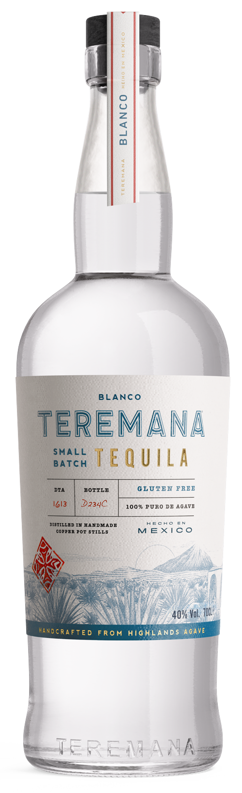 TEREMANA BLANCO TEQUILA 40% 70CL