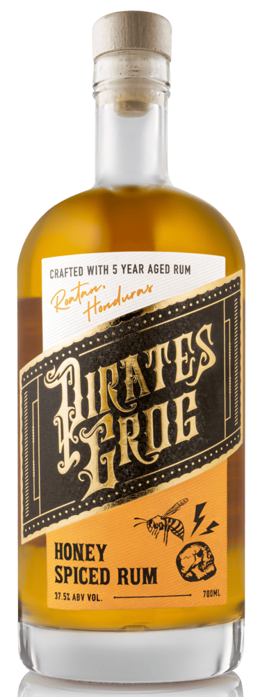 PIRATES GROG HONEY SPICED RUM 37.5% 70CL