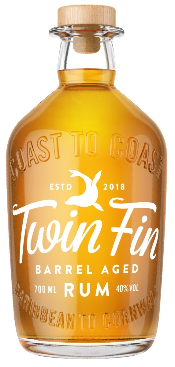 TWIN FIN BARREL AGED RUM 40% 70CL