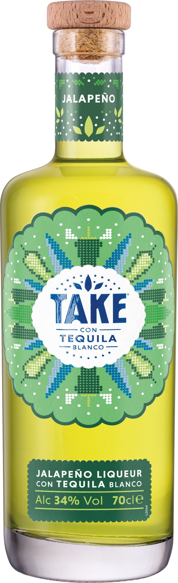 TAKE JALAPENO TEQUILA LIQUEUR 34% 70CL