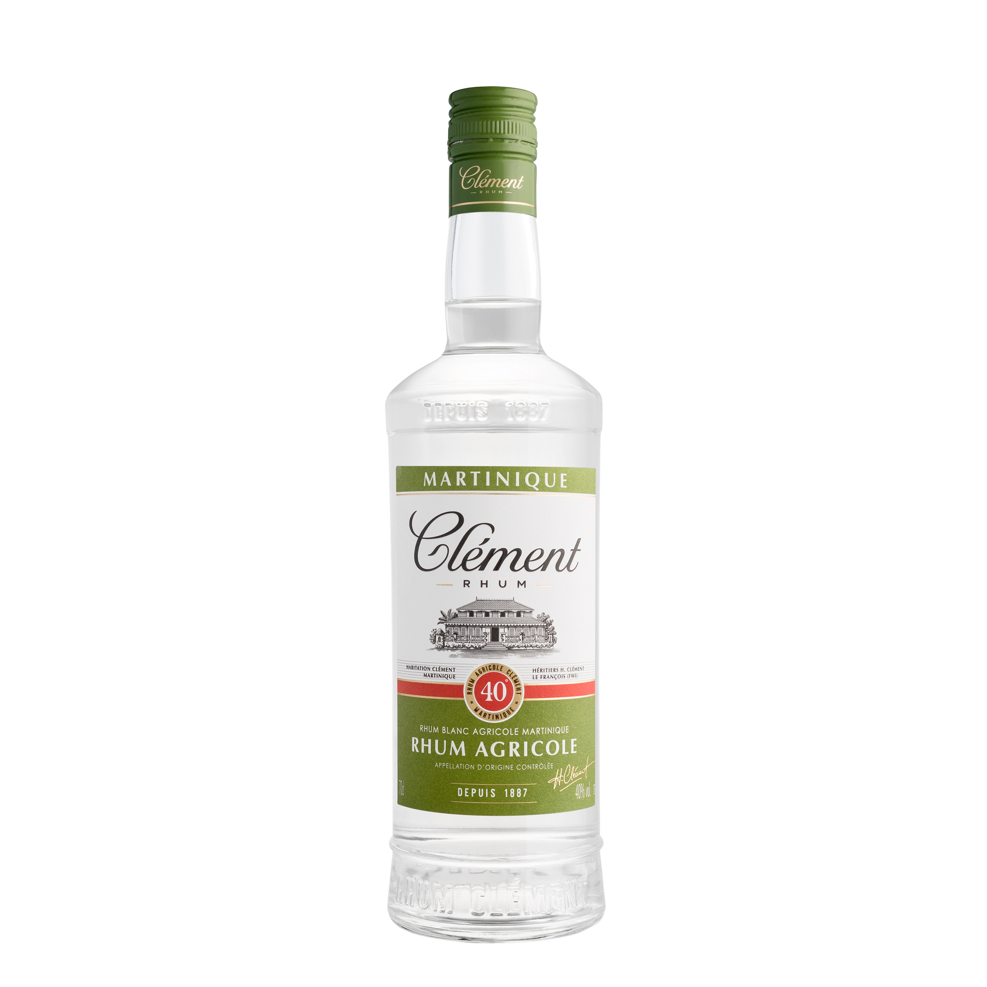 RHUM CLEMENT BLANC 40% 70CL