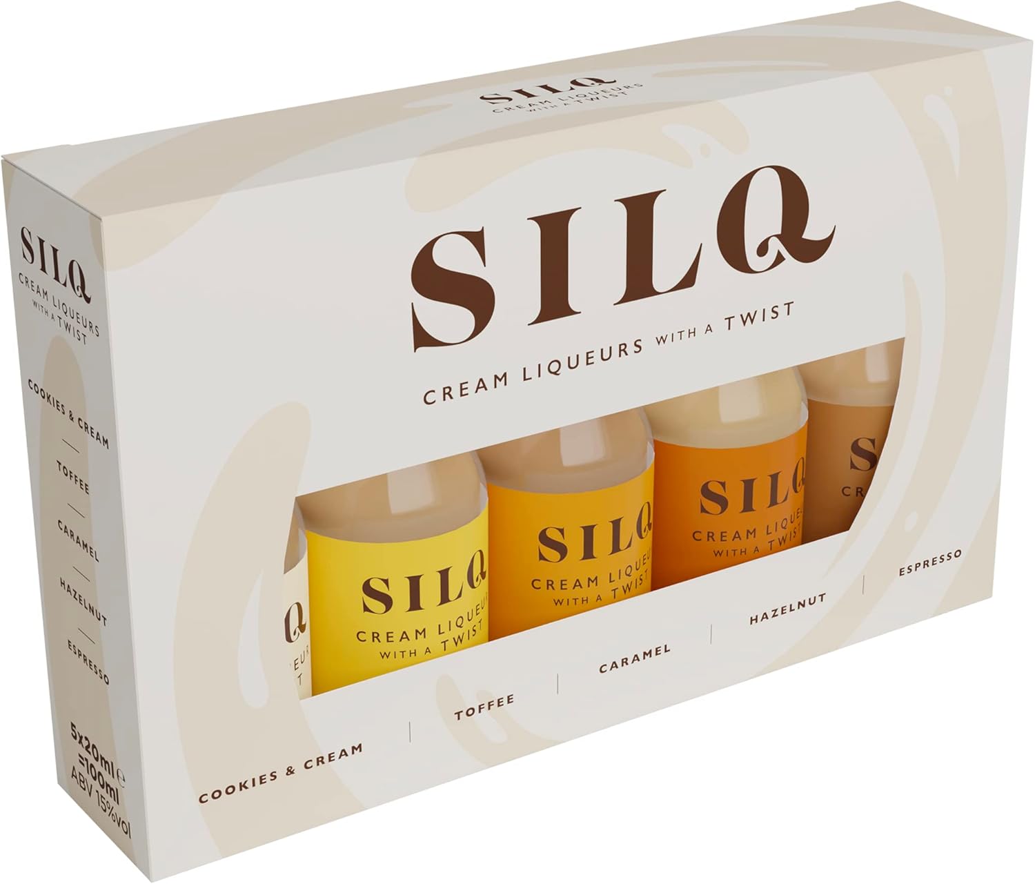 SILQ CREAM MINIATURE GIFT PACK 5x2CL