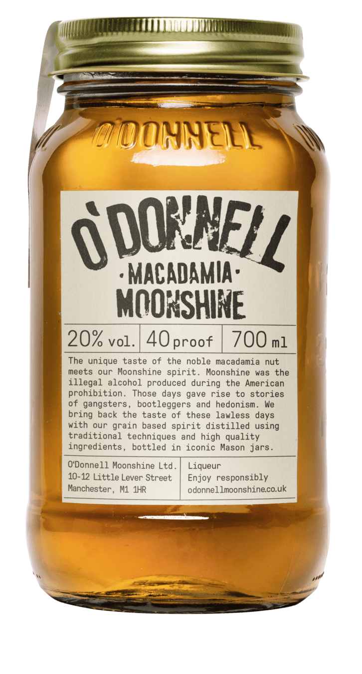 MACADAMIA O'DONNELLS MOONSHINE LIQUEUR 20% 70CL